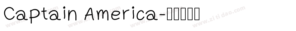 Captain America字体转换